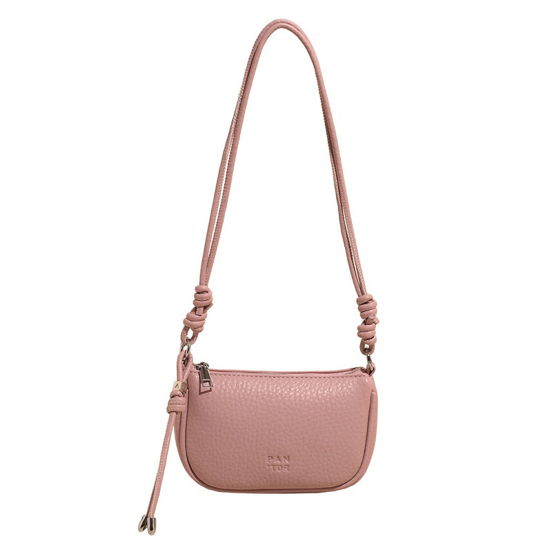 Korean Style Trendy High End Lychee Pattern Shoulder Bag