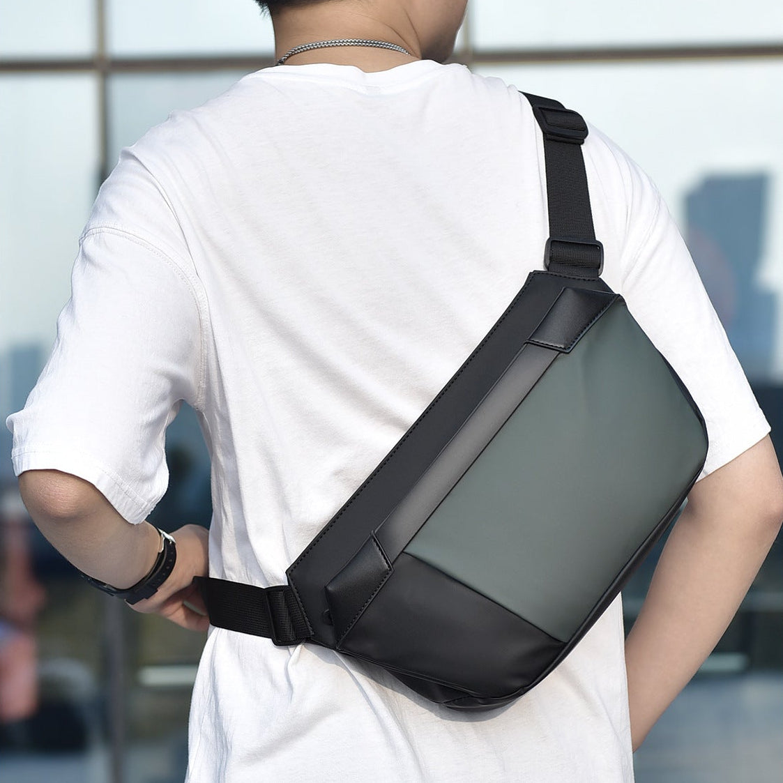 High End Commuter Shoulder Crossbody Chest Bag