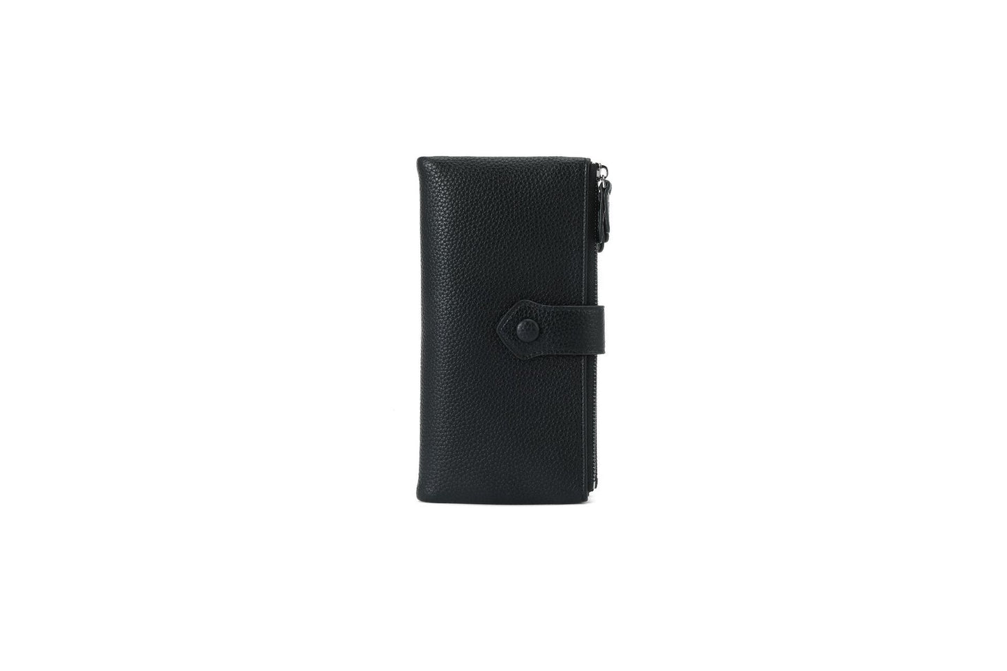 RFID Protected Pebbled Pattern Women's Clutch Wallet
