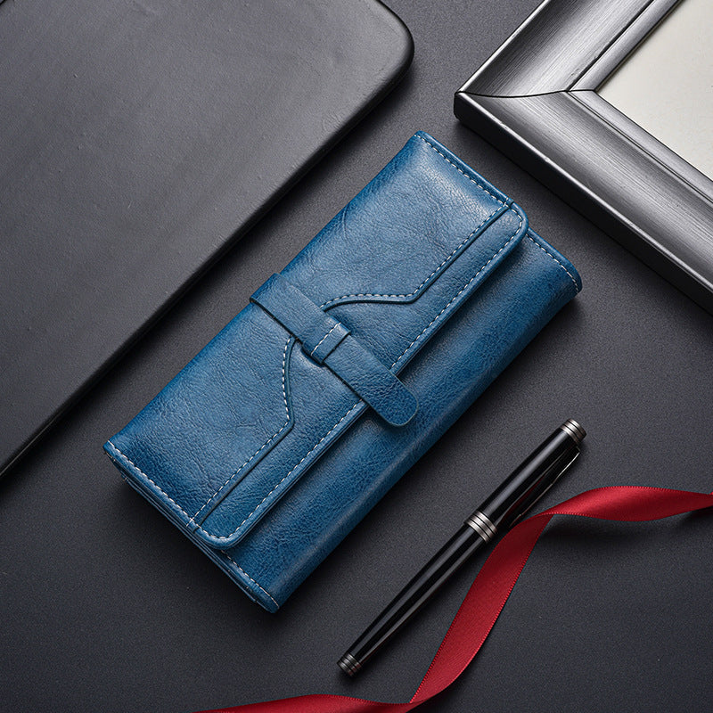 High-Quality Large Tri-Fold Wallet For Women