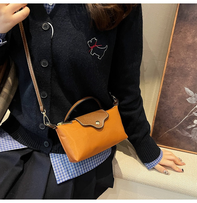 French Style High End Shoulder Crossbody dumpling Bag