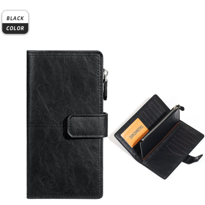 Multichambered Handy Men's Clutch Wallet