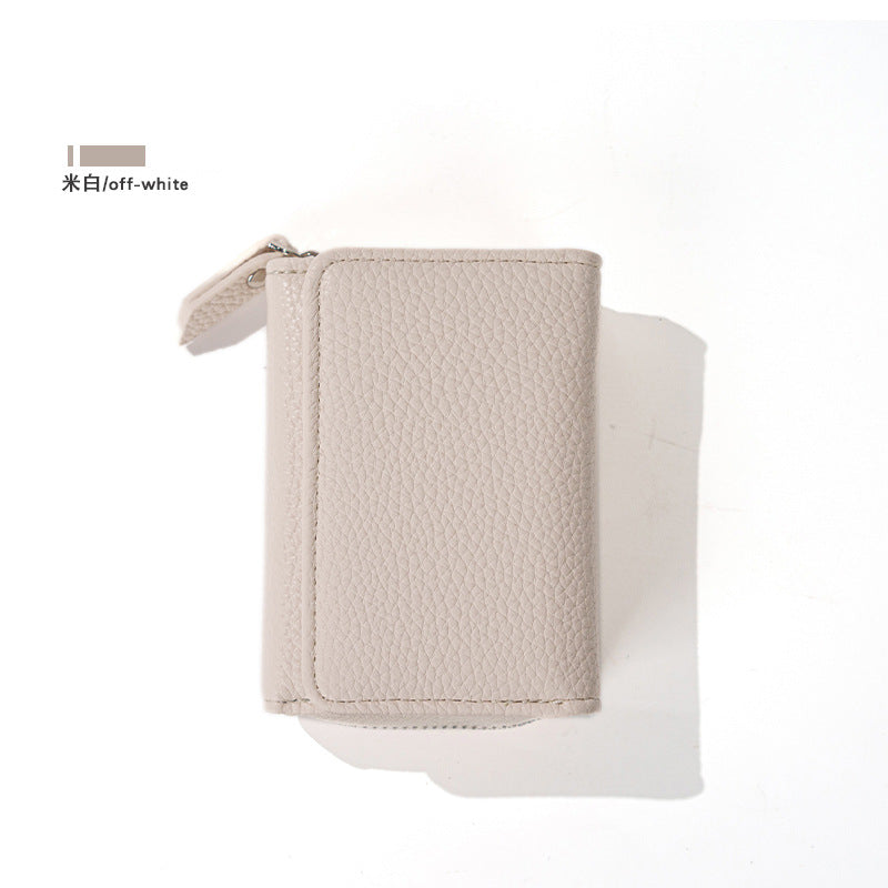 Multi-function High Quality Zipper Short Wallet for Women