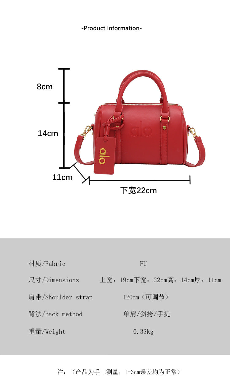 Luxury Retro Boston Handbag for Women | Premium Crossbody & Shoulder Bag