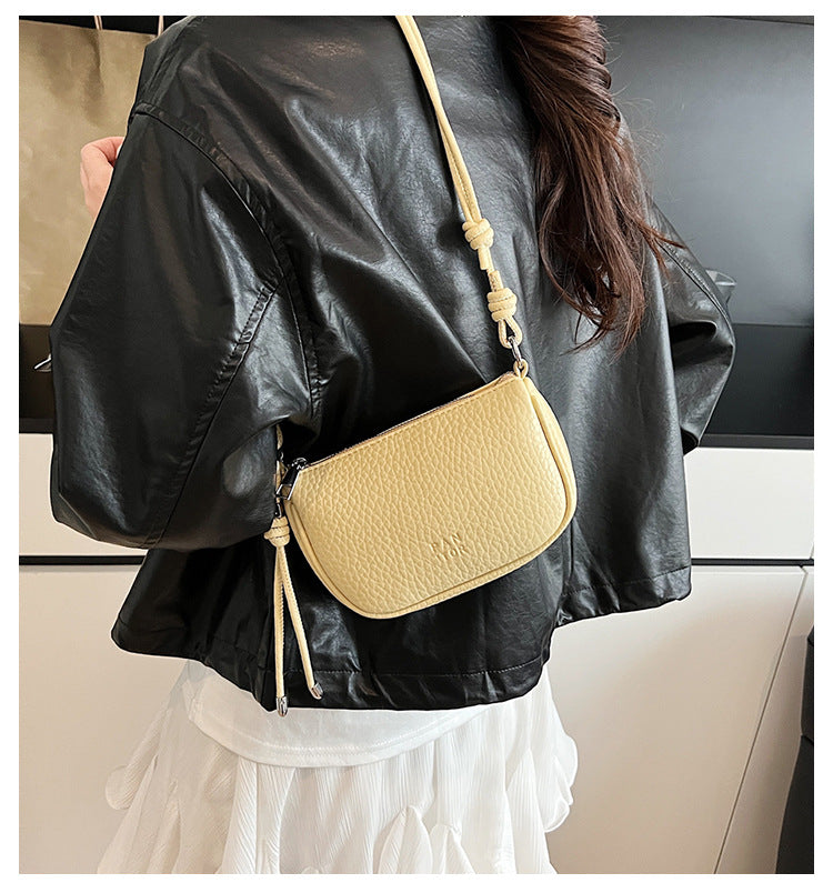 Korean Style Trendy High End Lychee Pattern Shoulder Bag