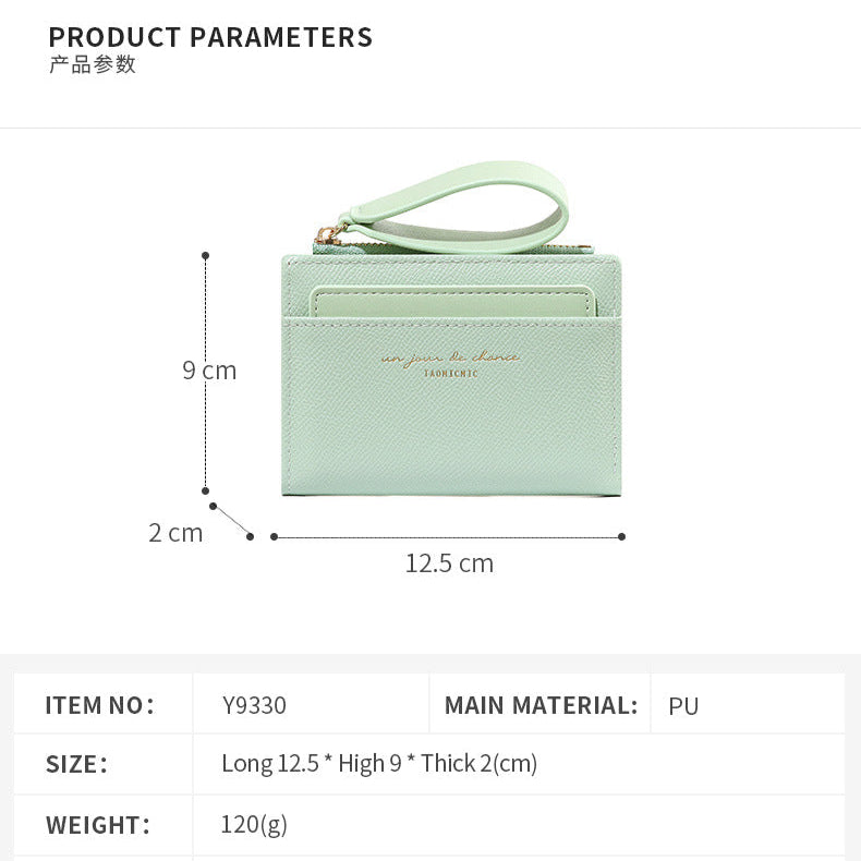 Bi Fold Compact High End Ladies Wallet
