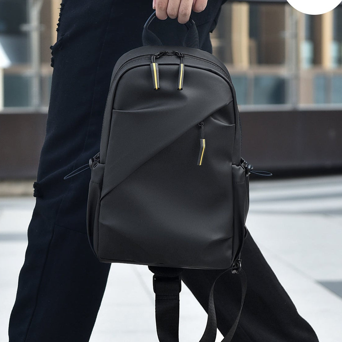 Large Capacity Biker Shoulder Crossbody Bag