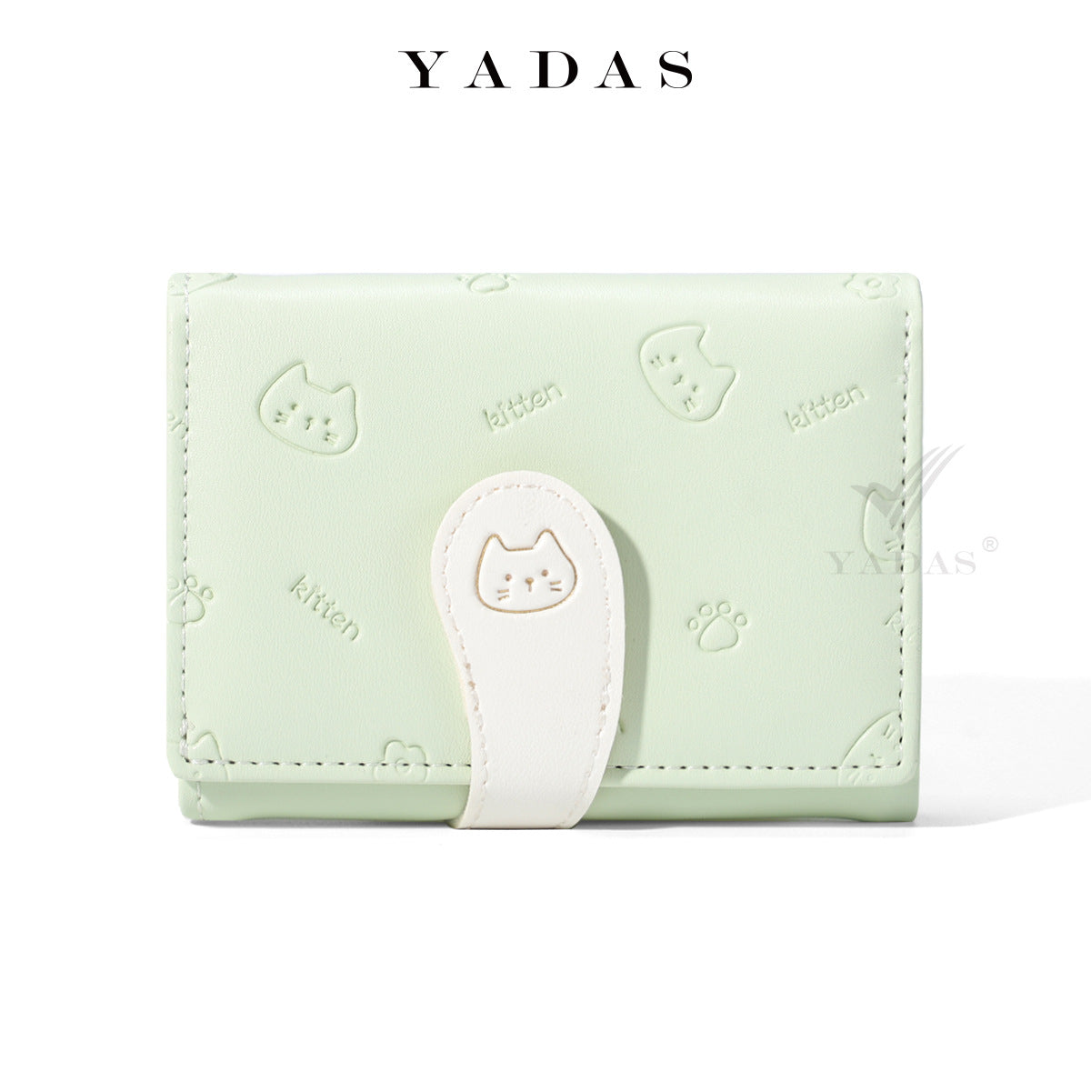 Cute Trifold Buckle Wallet for Girls