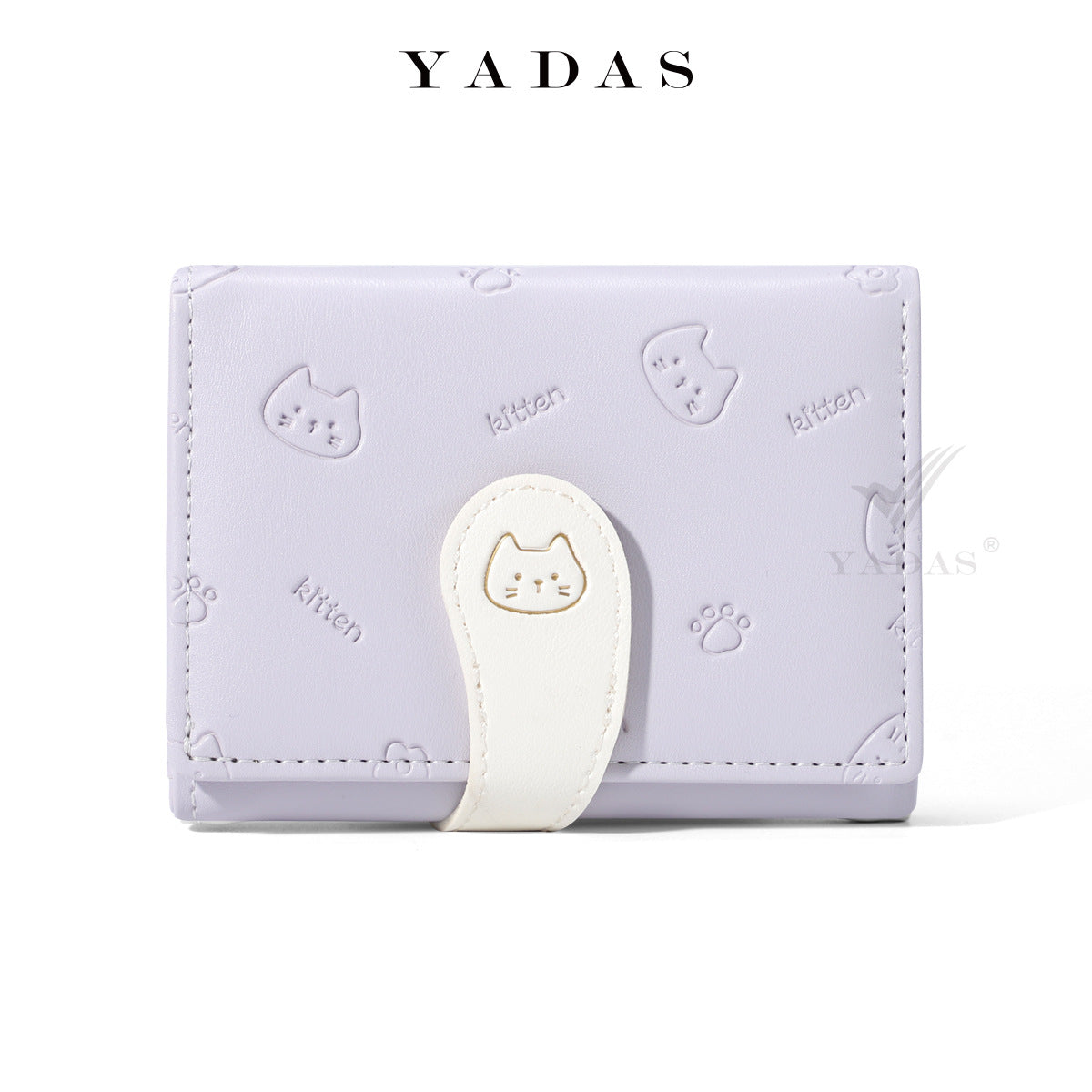 Cute Trifold Buckle Wallet for Girls