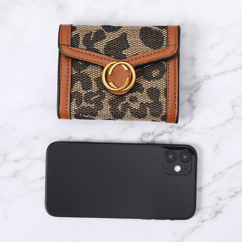 Multi Functional Retro Large Capacity High Quality Women's Short Wallet