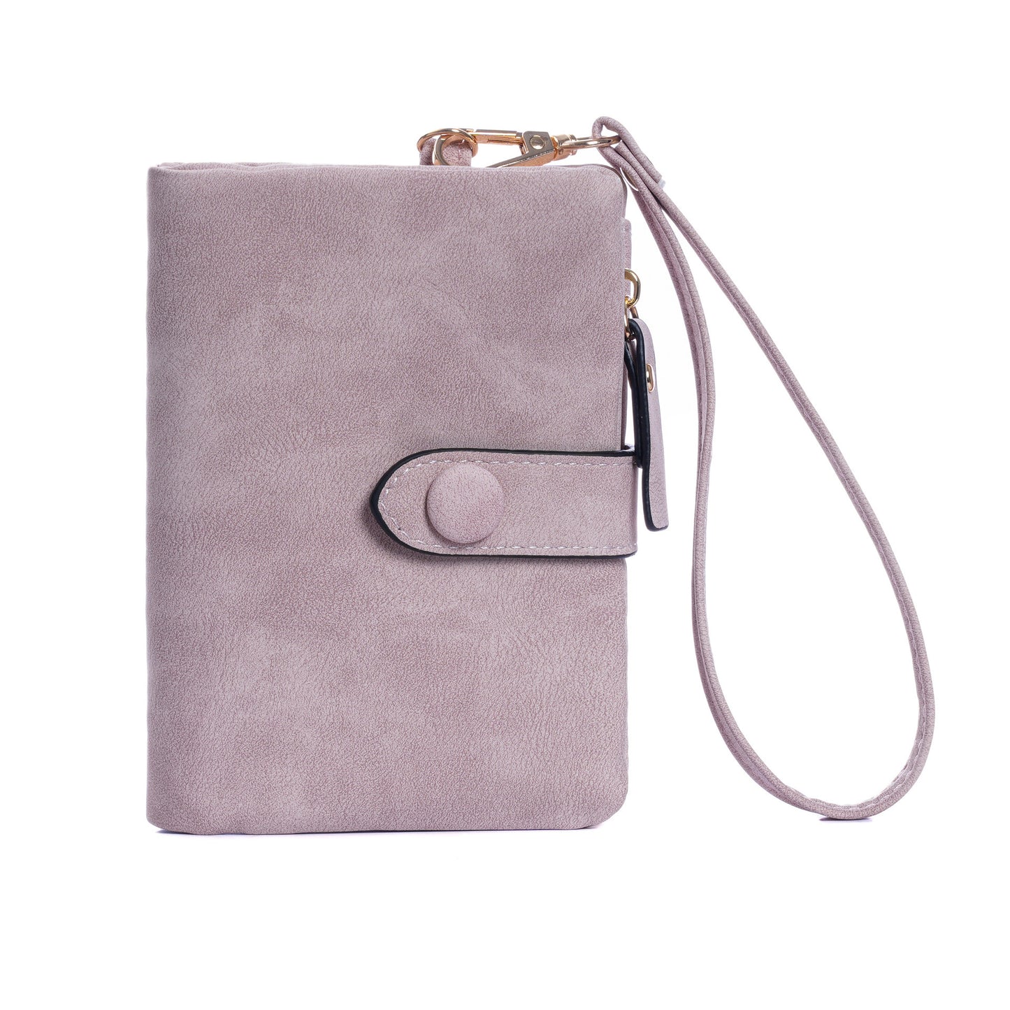 High Quality Buckle Hook Short Ladies Wallet