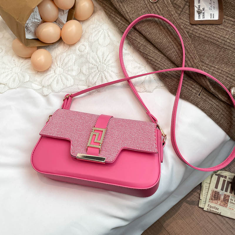 Womens Premium Saddle Crossbody Bag | Korean Style Small Shoulder Handbag