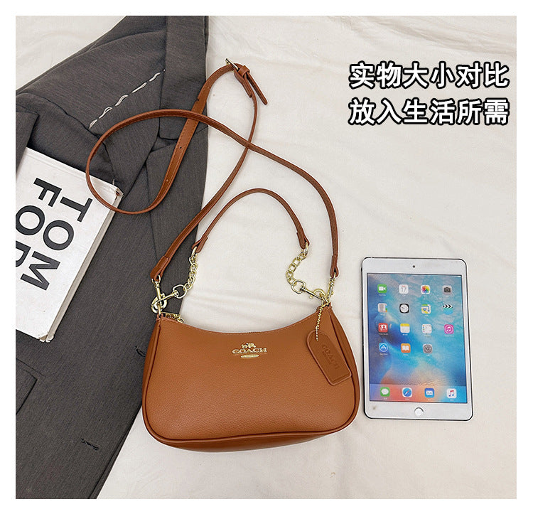 Luxury Womens Chain Shoulder Bag | Premium Underarm Crossbody Handbag