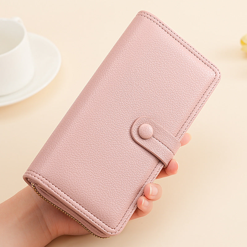 Multi Chambered Women's Long Buckle Wallet