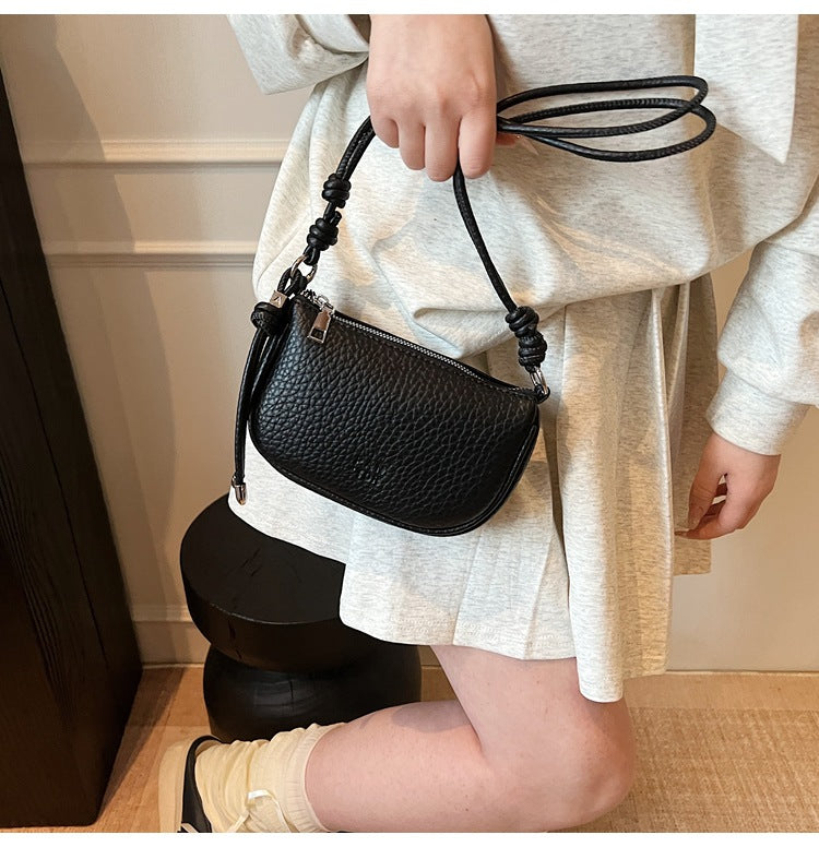 Korean Style Trendy High End Lychee Pattern Shoulder Bag