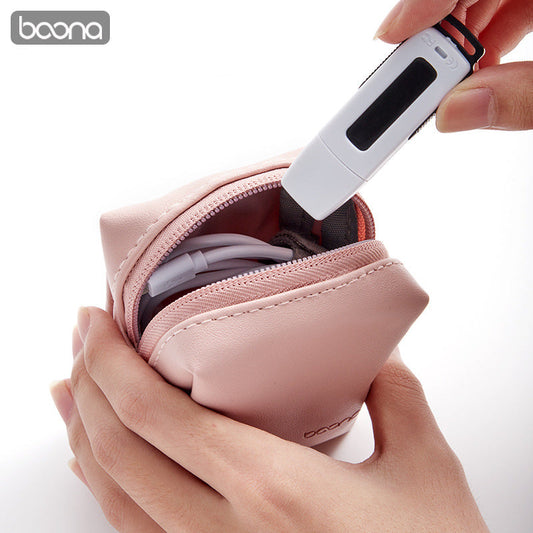 Baona PU Leather Mini Portable Multi Function Storage Bag