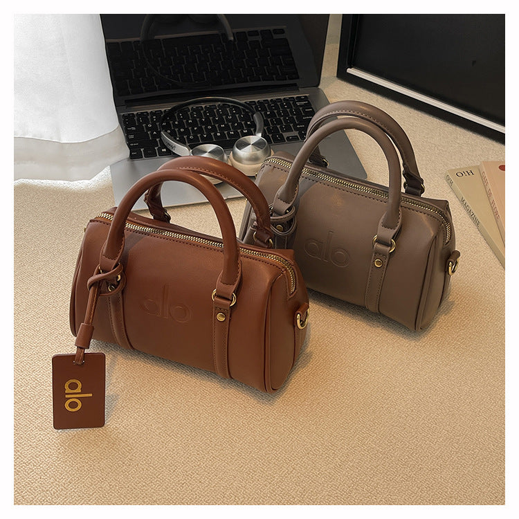 Luxury Retro Boston Handbag for Women | Premium Crossbody & Shoulder Bag