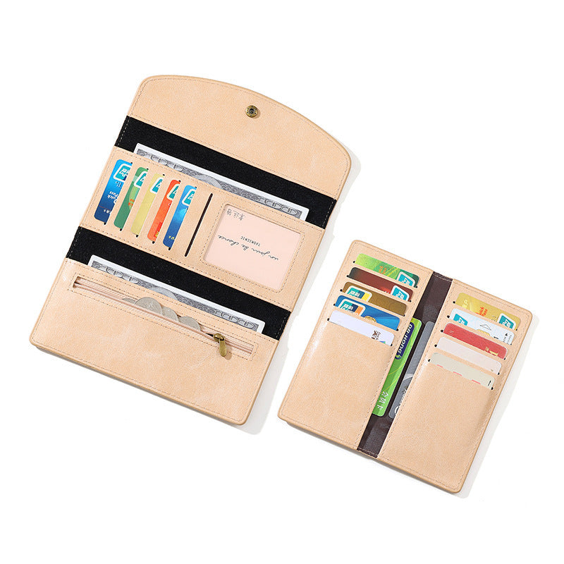 Ultra-Thin Large Capacity Womens Long Wallet | Premium Card Holder Clutch