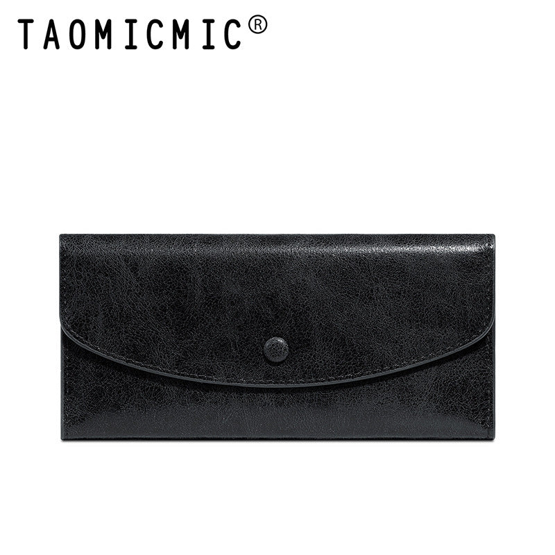 Ultra-Thin Large Capacity Womens Long Wallet | Premium Card Holder Clutch