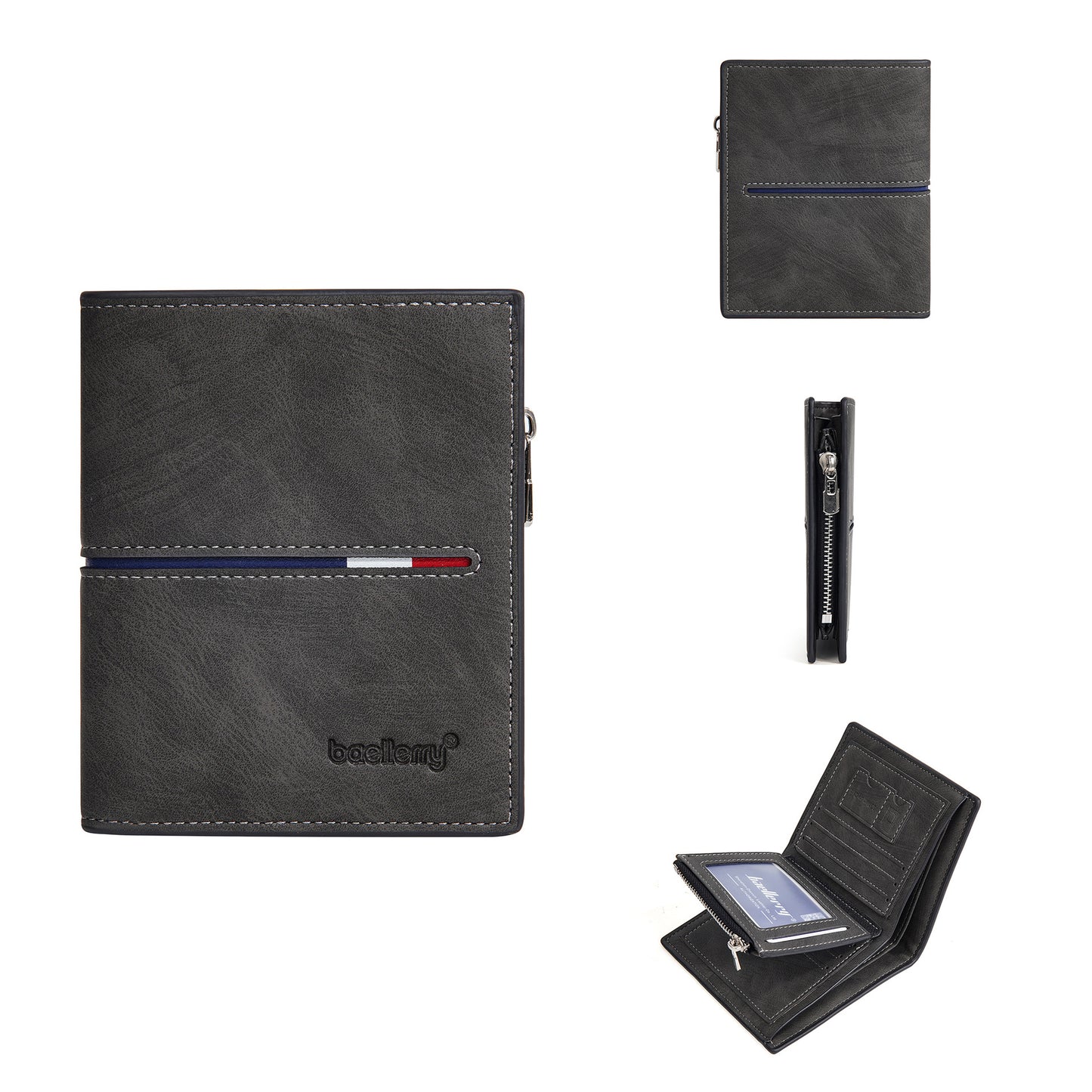Casual Multi Functional Zipper Wallet for Men