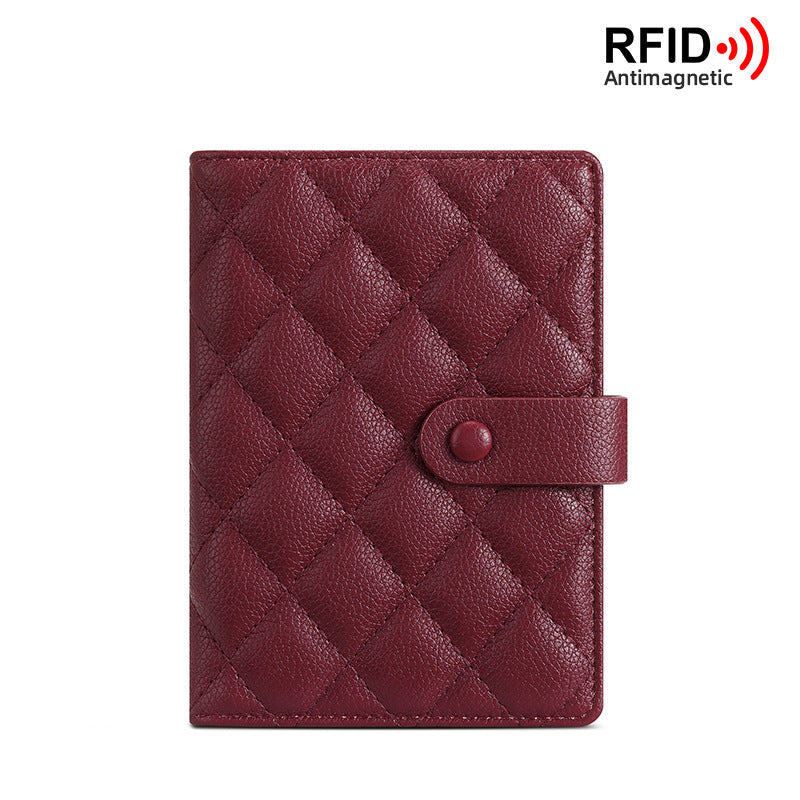 Lightweight RFID Protected Passport and Ticket Holder Wallet