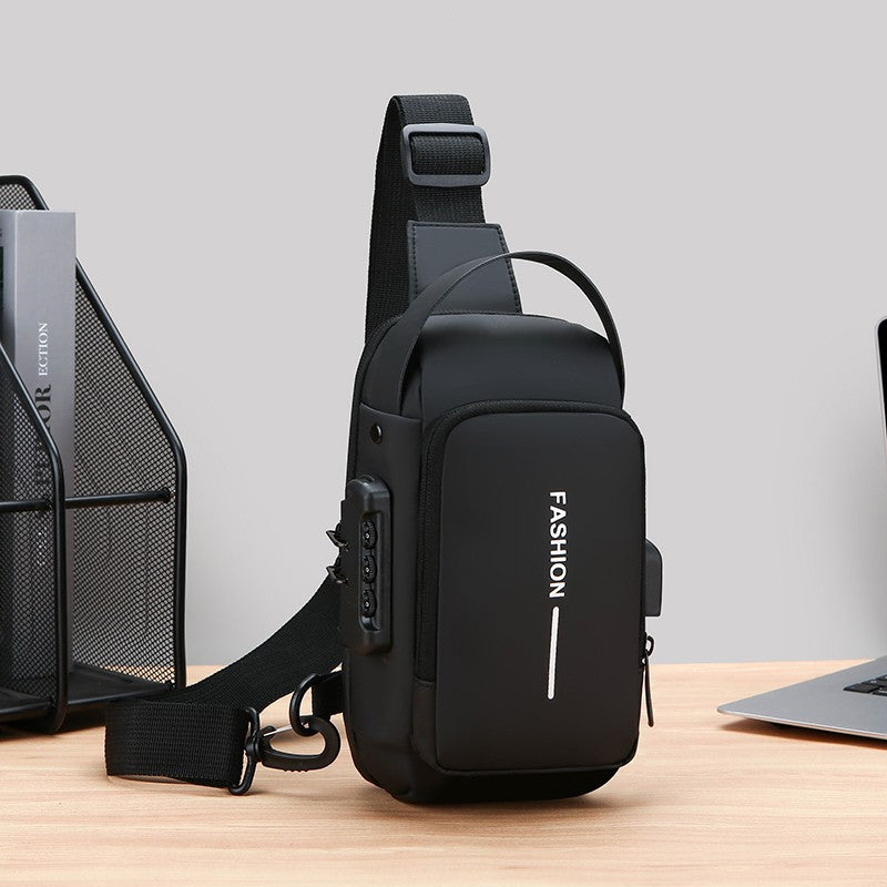 Wear-Resistant Anti-Theft Crossbody Sling Bag | 8-Inch Urban Chest Bag