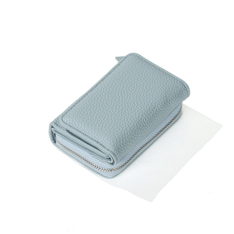 Multi-function High Quality Zipper Short Wallet for Women