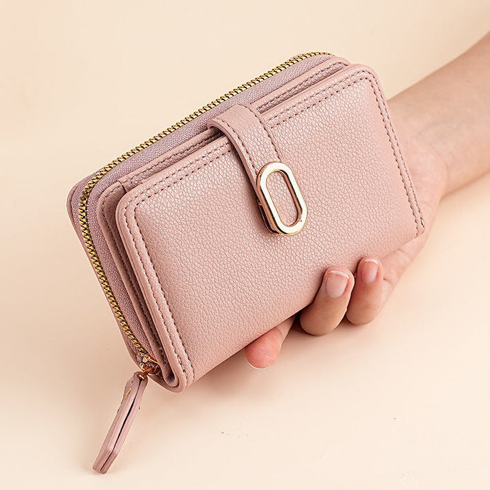 Multi Functional High End Buckle Wallet for Women