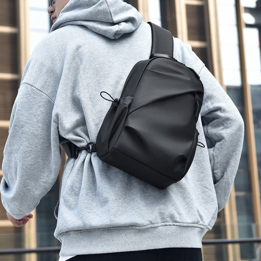 Large Capacity Biker Shoulder Crossbody Bag