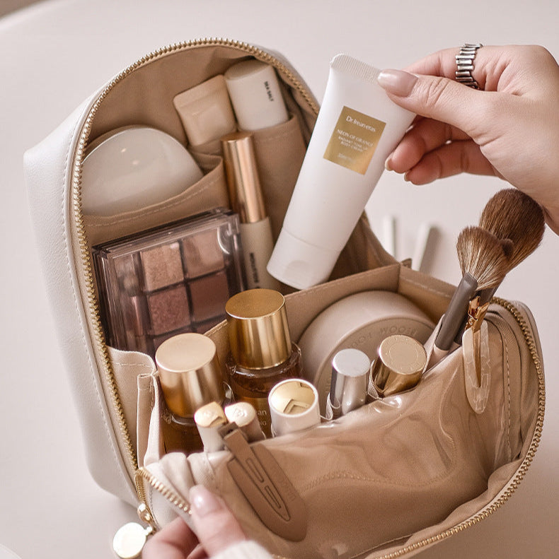 Egg Shaped Large Capacity Portable Makeup Storage Bag