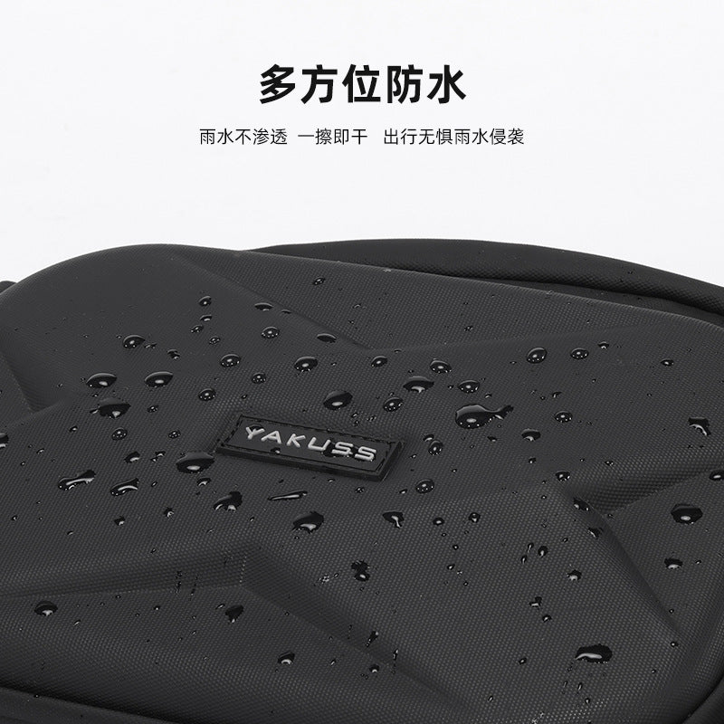 Mens EVA Hard Shell Crossbody Chest Bag | Waterproof Anti-Theft Sling Shoulder Bag