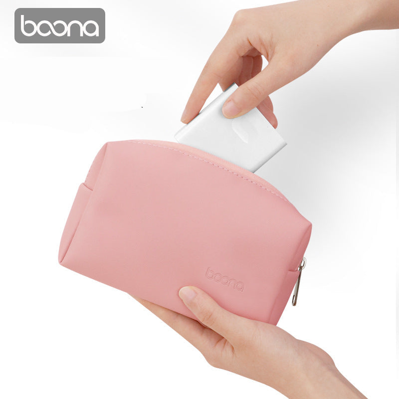 Baona Brand PU Leather Multi Functional Storage Organizer Bag