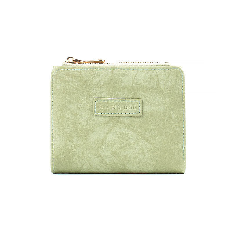 New Korean version of student retro folding wallet for women