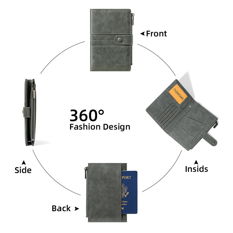 High Quality Passport Holder with Wallet Functions