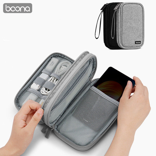 Baona Double Chambered Accessories Organizer Storage Bag