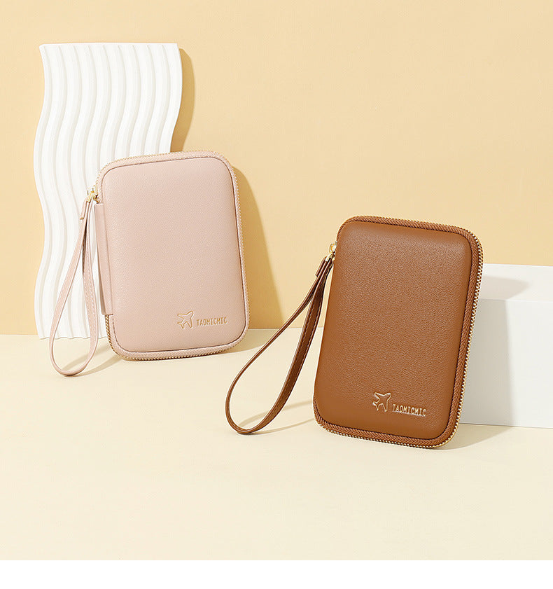Korean Style Multi-functional Passport Protection Hanging Wallet