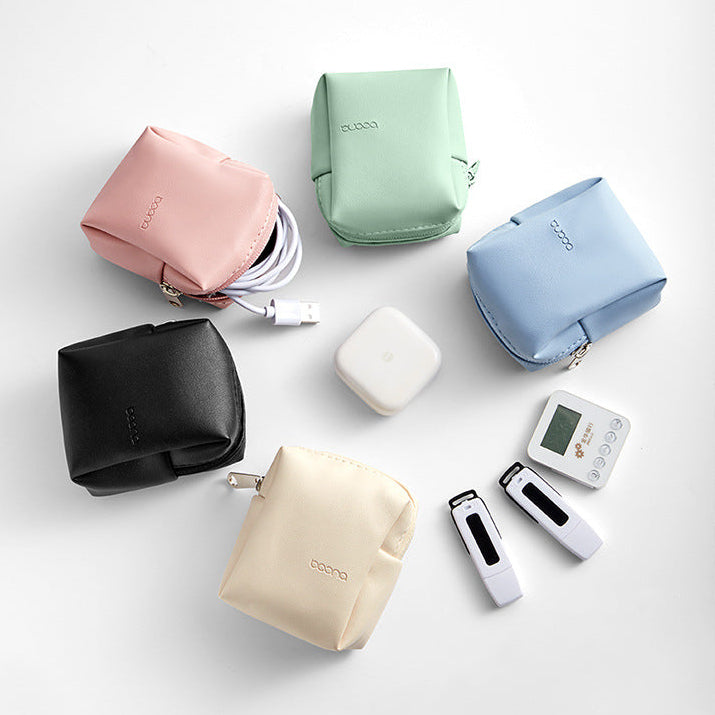 Baona PU Leather Mini Portable Multi Function Storage Bag