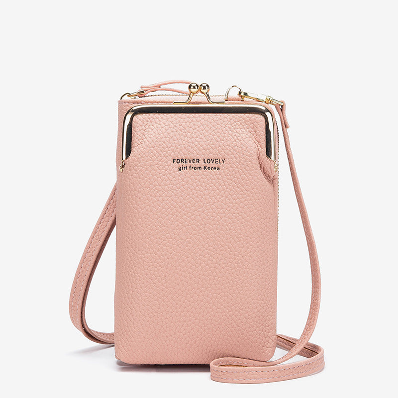 Korean Style Women's Side Mobile with Phone Holder