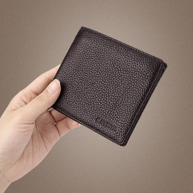 Horizontal Thin and Soft High End Men's Wallet