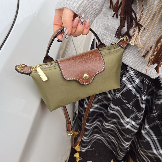 French Style High End Shoulder Crossbody dumpling Bag