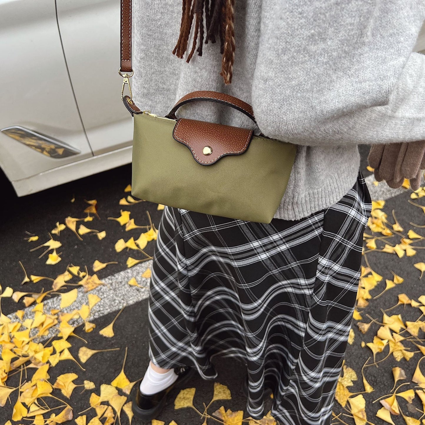 French Style High End Shoulder Crossbody dumpling Bag