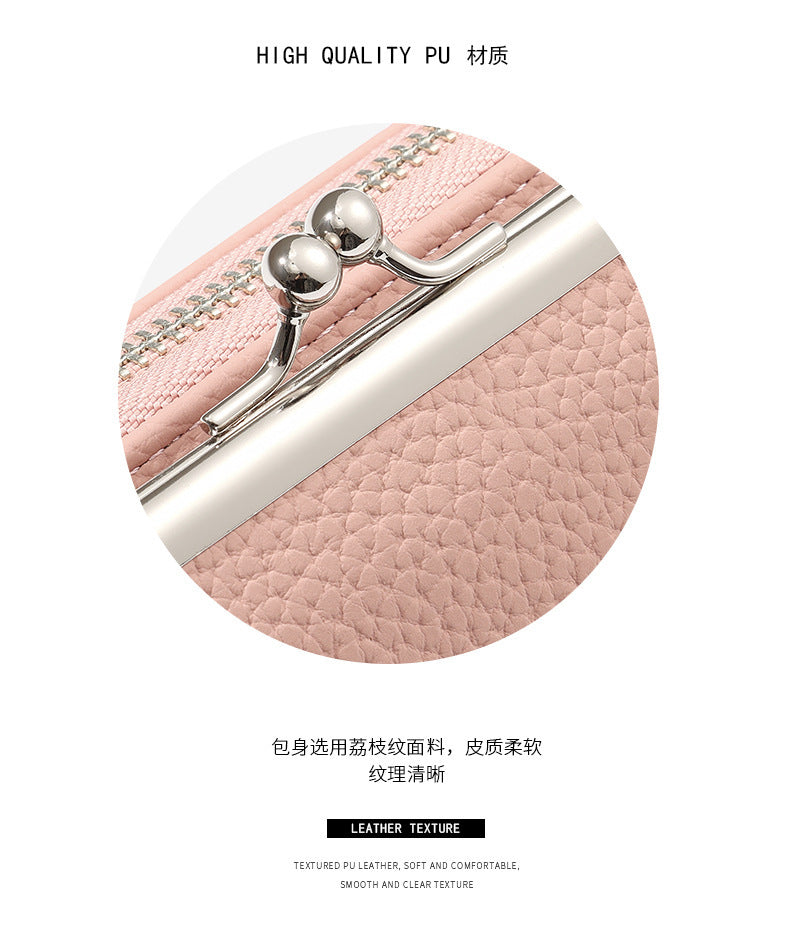 Premium Multi-Card RFID Zip Wallet for Women | Compact Coin Purse & Card Holder