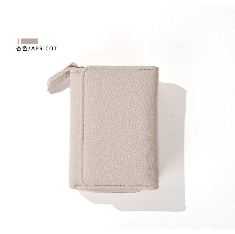 Multi-function High Quality Zipper Short Wallet for Women