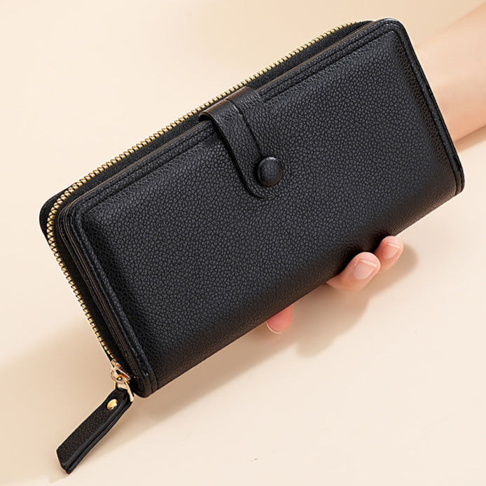 Multi Chambered Women's Long Buckle Wallet