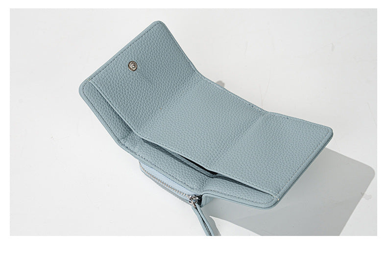 Multi-function High Quality Zipper Short Wallet for Women