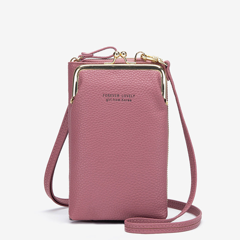 Korean Style Women's Side Mobile with Phone Holder