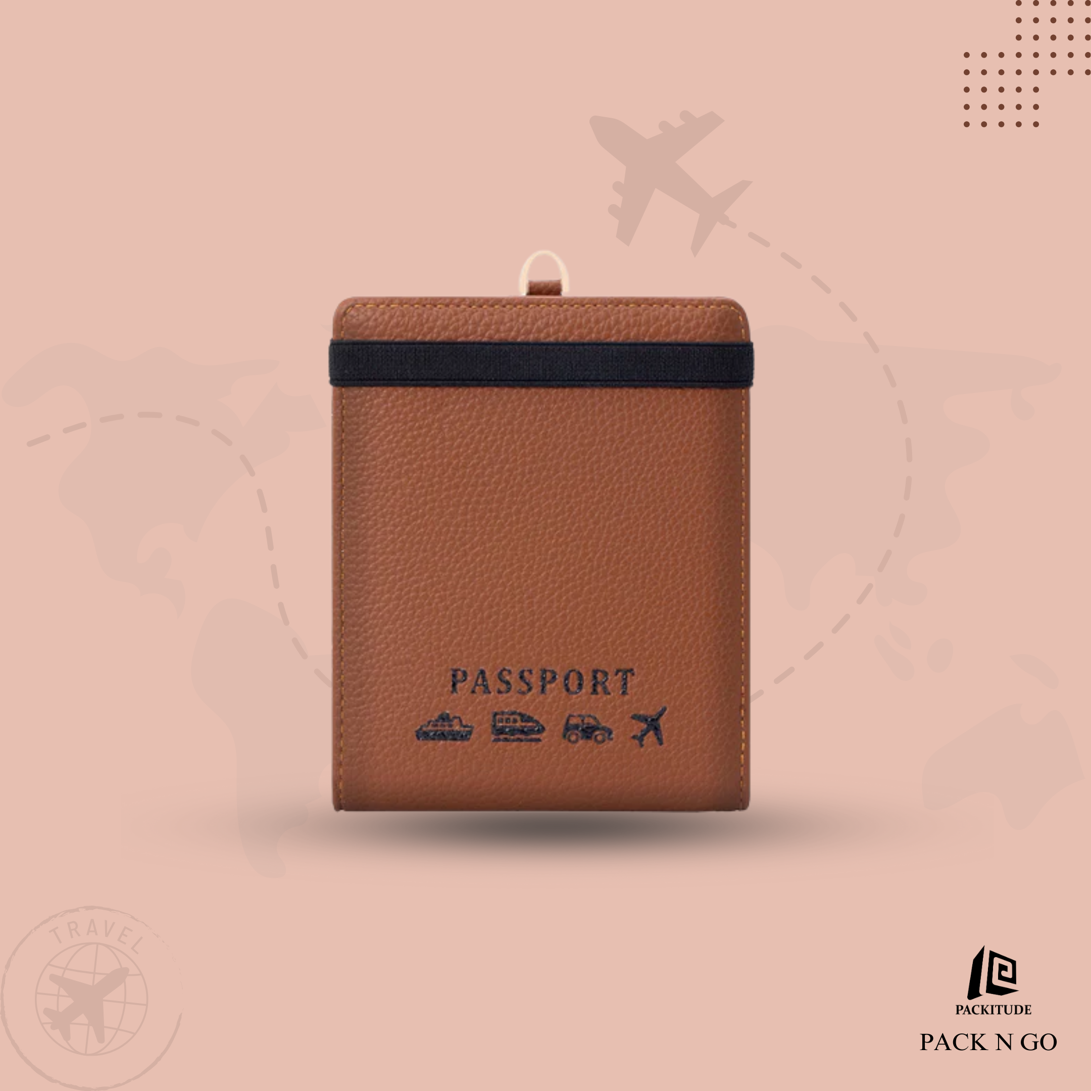 Portable Halter Neck multi Function Passport Holder