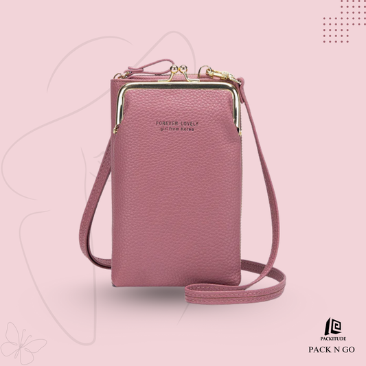 Korean Style Women's Side Mobile with Phone Holder