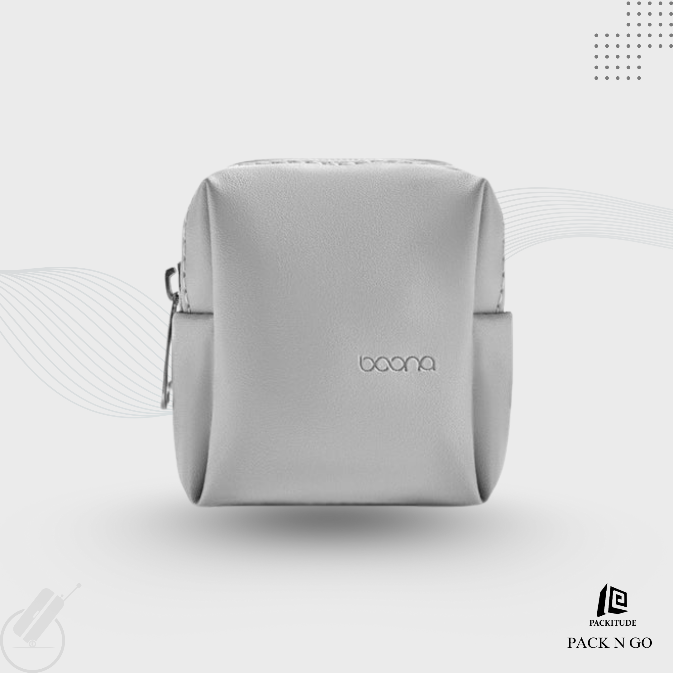 Baona PU Leather Mini Portable Multi Function Storage Bag