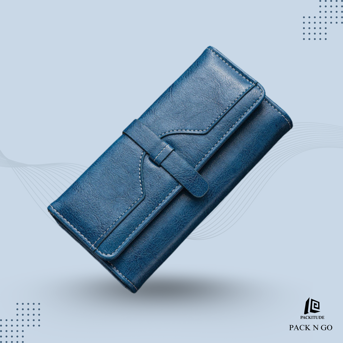 High-Quality Large Tri-Fold Wallet For Women